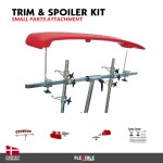 Trim Spoiler paint kit for auto body stand